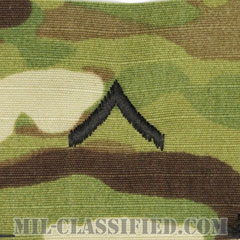 一等兵（Private Second Class (PV2)）[OCP/階級章/キャップ用縫い付けパッチ]画像