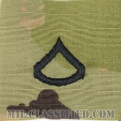上等兵（Private First Class (PFC)）[OCP（7C）/階級章/キャップ用縫い付けパッチ]の画像