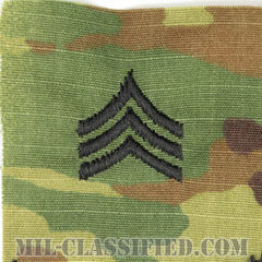 軍曹（Sergeant (SGT)）[OCP/階級章/キャップ用縫い付けパッチ]画像