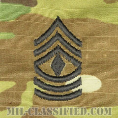 先任曹長（First Sergeant (1SG)）[OCP/階級章/キャップ用縫い付けパッチ]画像