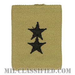 少将（Major General (MG)）[デザート/ゴアテックスパーカー用スライドオン階級章]の画像