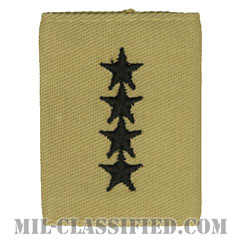 大将（General (GEN)）[デザート/ゴアテックスパーカー用スライドオン階級章]の画像