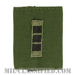 准尉 (CW3)（Chief Warrant Officer 3）[サブデュード/ゴアテックスパーカー用スライドオン階級章]の画像