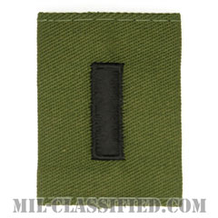 中尉（First Lieutenant (1LT)）[サブデュード/ゴアテックスパーカー用スライドオン階級章]の画像