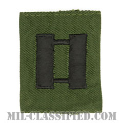 大尉（Captain (CPT)）[サブデュード/ゴアテックスパーカー用スライドオン階級章]の画像