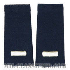 中尉（First Lieutenant (1LT)）[空軍ブルー/ショルダー階級章/ロングサイズ肩章/ペア（2枚1組）]の画像
