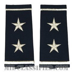 少将（Major General (MG)）[空軍ブルー/ショルダー階級章/ロングサイズ肩章/ペア（2枚1組）]画像