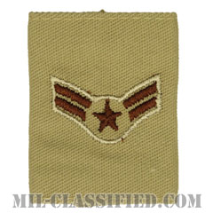 一等空兵（Airman First Class）[デザート（Desert）/ゴアテックスパーカー用スライドオン空軍階級章]の画像
