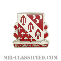 第7野戦砲兵連隊第1大隊（1st Battalion, 7th Field Artillery Regiment）[カラー/クレスト（Crest・DUI・DI）バッジ]の画像