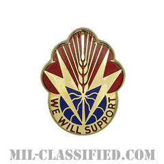 第100支援大隊（100th Support Battalion）[カラー/クレスト（Crest・DUI・DI）バッジ]画像