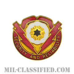 第72兵器大隊（72nd Ordnance Battalion）[カラー/クレスト（Crest・DUI・DI）バッジ]画像