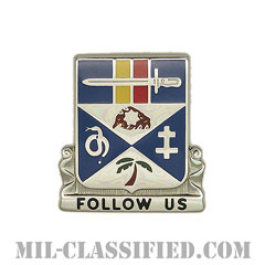 第293歩兵連隊（293rd Infantry Regiment）[カラー/クレスト（Crest・DUI・DI）バッジ]画像