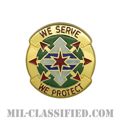 第33憲兵大隊（33rd Military Police Battalion）[カラー/クレスト（Crest・DUI・DI）バッジ]画像