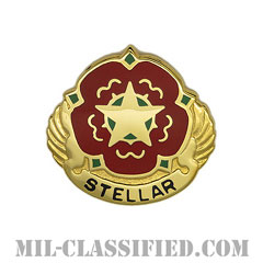第206支援大隊（206th Support Battalion）[カラー/クレスト（Crest・DUI・DI）バッジ]画像