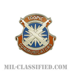 第106通信旅団（106th Signal Brigade）[カラー/クレスト（Crest・DUI・DI）バッジ]画像