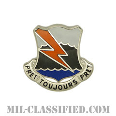 第304通信大隊（304th Signal Battalion）[カラー/クレスト（Crest・DUI・DI）バッジ]画像