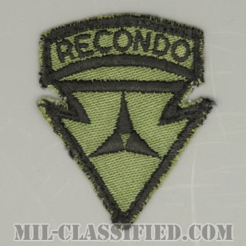 第3軍団リコンドースクール（3rd Corps Recondo School）[サブデュード/カットエッジ/パッチ/中古1点物]画像
