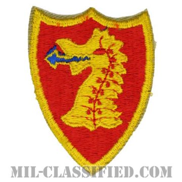第114野戦砲兵連隊（114th Field Artillery Regiment）[カラー/カットエッジ/パッチ/1点物]画像