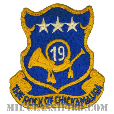 第19歩兵連隊（19th Infantry Regiment）[カラー/カットエッジ/パッチ/中古1点物]の画像