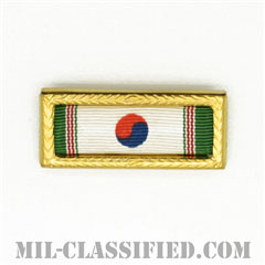 Republic of Korea Presidential Unit Citation [リボン（略綬・略章・Ribbon）/ラージフレーム付/陸軍用部隊表彰（Unit Award）]画像