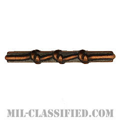 ノッテッド3 (ブロンズ)（Bar, Knotted 3, Bronze）[リボン用デバイス（Attachment Device）]の画像