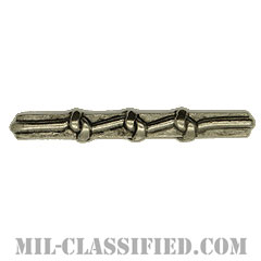 ノッテッド3 (シルバー)（Bar, Knotted 3, Silver）[リボン用デバイス（Attachment Device）]の画像