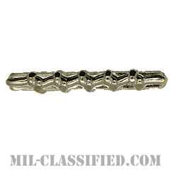 ノッテッド5 (シルバー)（Bar, Knotted 5, Silver）[リボン用デバイス（Attachment Device）]の画像