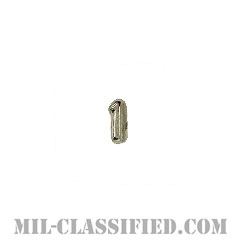 数字1 (シルバー)（Numeral "1", Block, Silver）[リボン用デバイス（Attachment Device）]の画像