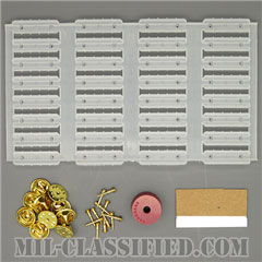 最大32個 (4個x8列) [上下スペース無し・リボンキット/リボン用バー（Mounting Bar）]の画像