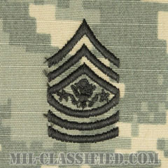 陸軍最先任上級曹長（Sergeant Major of the Army (SMA)）[UCP（ACU）/階級章/キャップ用縫い付けパッチ]画像