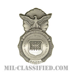 空軍警備隊章 (セキュリティーポリス)（Security Police Badge）[カラー/燻し銀/バッジ/ミニサイズ/ピンバック]の画像