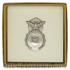 空軍警備隊章 (セキュリティーポリス)（Security Police Badge）[カラー/燻し銀/バッジ/ミニサイズ/ピンバック]画像