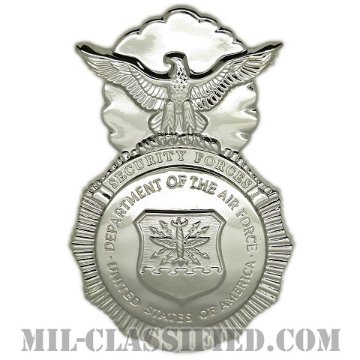 空軍警備隊章 (セキュリティーフォース)（Security Forces Badge）[カラー/鏡面仕上げ/バッジ/ピンバック]画像