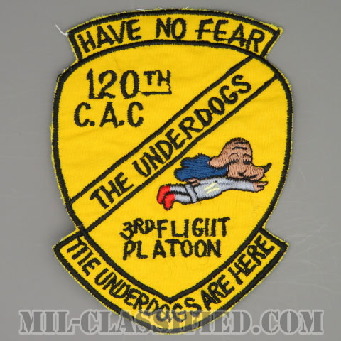 第120コマンド航空中隊第3飛行小隊（3rd Flight Platoon, 120th Command Aviation Company）[カラー/カットエッジ/パッチ/レプリカ1点物]画像
