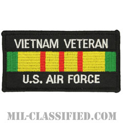 ベトナム戦争ベテラン・アメリカ空軍（VIETNAM VETERAN U.S. AIR FORCE）[カラー/メロウエッジ/パッチ/ノベルティ]画像