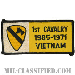 第1騎兵師団ベトナム戦争ベテラン（1ST CAVALRY 1965-1971 VIETNAM）[カラー/メロウエッジ/パッチ/ノベルティ]画像
