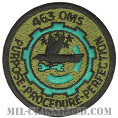 第463部隊整備隊（463rd Organizational Maintenance Squadron）[サブデュード/メロウエッジ/パッチ]画像