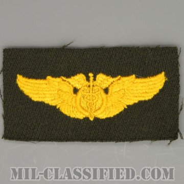 飛行医師章（Flight Surgeon Badge）[カラー/ギャバジン生地/パッチ/1点物]画像