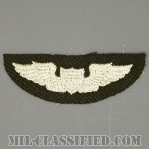 航空機操縦士章 (パイロット)（Air Force Pilot Badge）[カラー/ギャバジン生地/パッチ/1点物]の画像