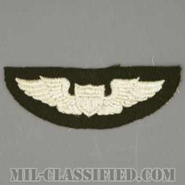 航空機操縦士章 (パイロット)（Air Force Pilot Badge）[カラー/ギャバジン生地/パッチ/1点物]画像