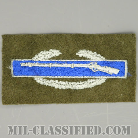 戦闘歩兵章 (ファースト)（Combat Infantryman Badge (CIB), First Award）[カラー/ウール生地/パッチ/1点物]の画像