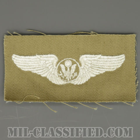 航空機搭乗員章 (エアクルー)（Air Force Aircrew Badge）[カラー/カーキ生地/パッチ/1点物]の画像