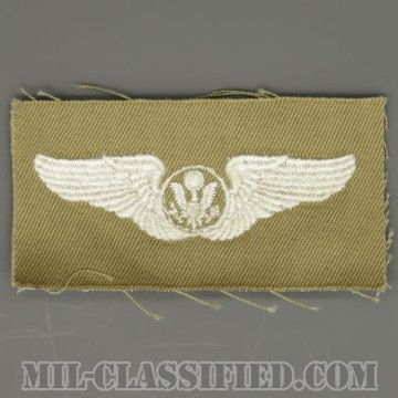 航空機搭乗員章 (エアクルー)（Air Force Aircrew Badge）[カラー/カーキ生地/パッチ/1点物]画像