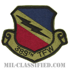 第388戦術戦闘航空団（388th Tactical Fighter Wing）[サブデュード/カットエッジ/パッチ]画像