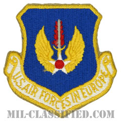 在欧アメリカ空軍（Air Forces In Europe Command）[カラー/カットエッジ/パッチ]画像