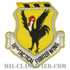 第18戦術戦闘航空団（18th Tactical Fighter Wing）[カラー/カットエッジ/パッチ]画像