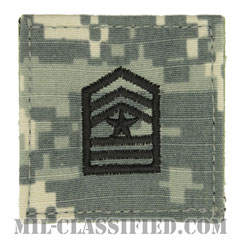 上級曹長 (士官学生用)（Cadet, Sergeant Major (SGM)）[UCP（ACU）/階級章/ベルクロ付パッチ]画像