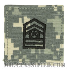 最先任上級曹長 (士官学生用)（Cadet, Command Sergeant Major (CSM)）[UCP（ACU）/階級章/ベルクロ付パッチ]画像