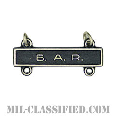射撃技術章用バー (バー)（Qualification Bar, B.A.R.）[カラー/燻し銀/バッジ]画像