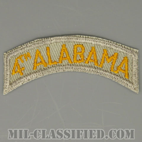 フォースアラバマタブ（4th Alabama Tab）[カラー/カットエッジ/パッチ]の画像